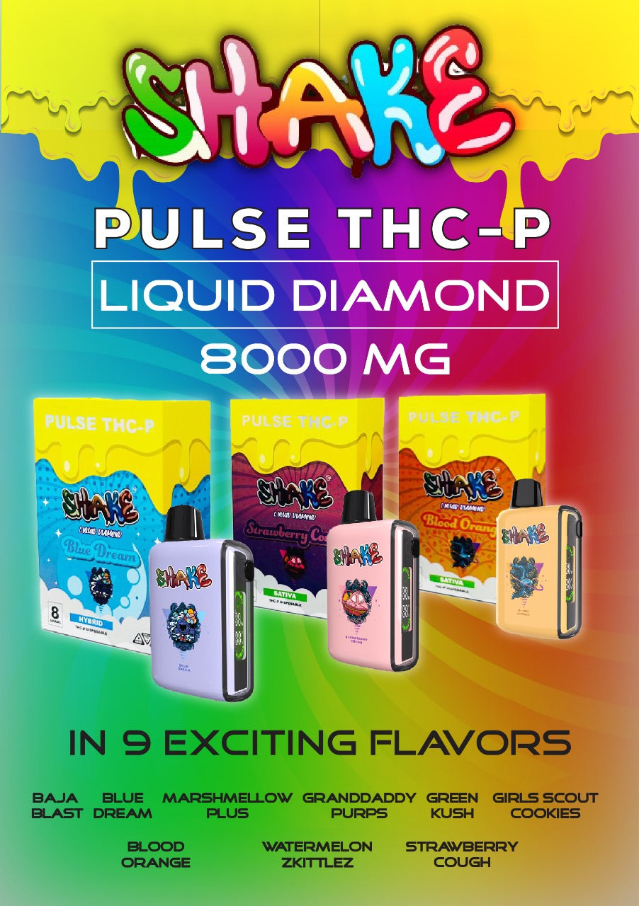 SHAKE PULSE THC-P 8GM DISPOSABLE