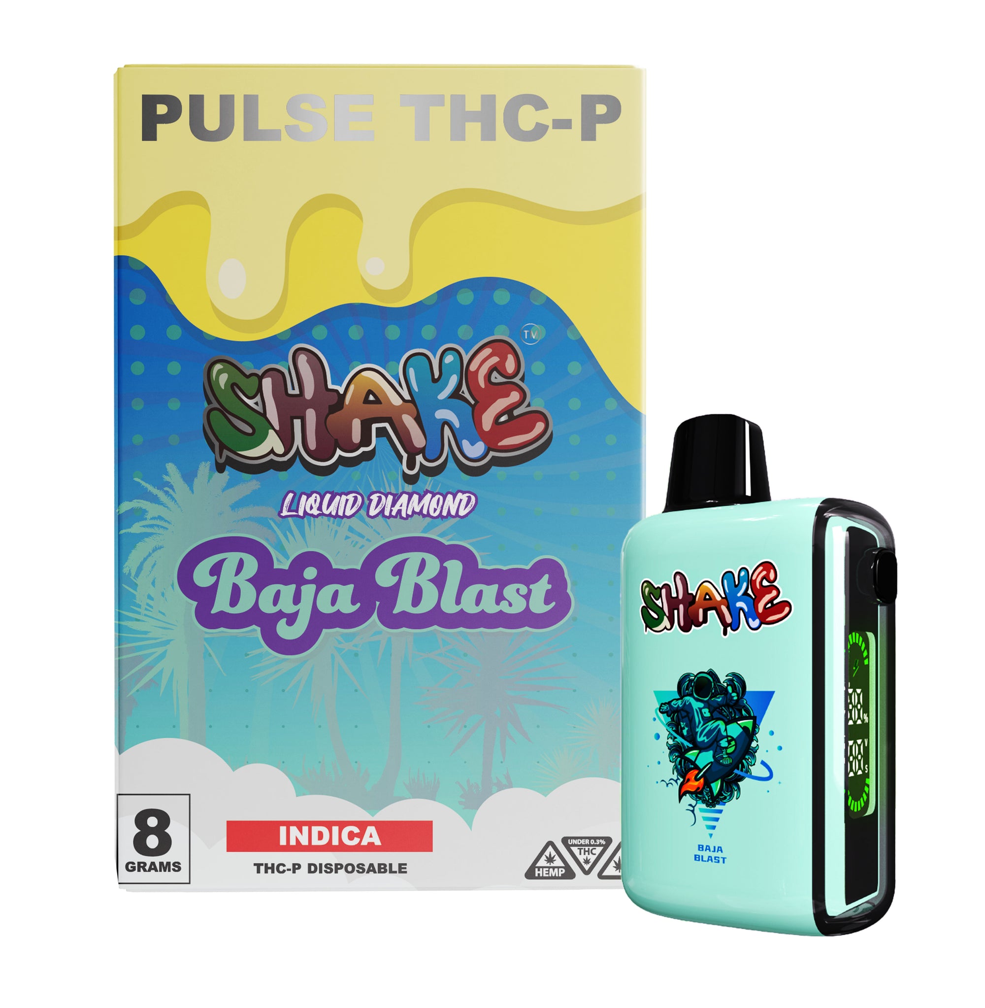 SHAKE PULSE THC-P 8GM DISPOSABLE