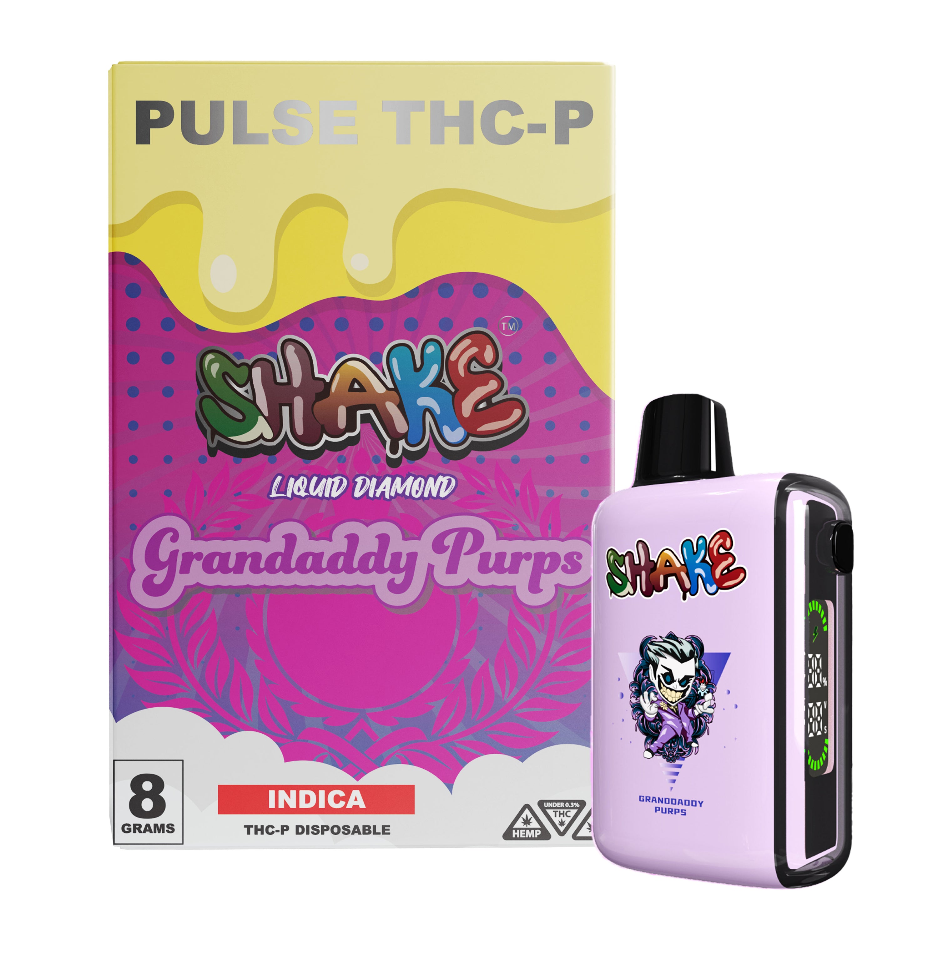 SHAKE PULSE THC-P 8GM DISPOSABLE